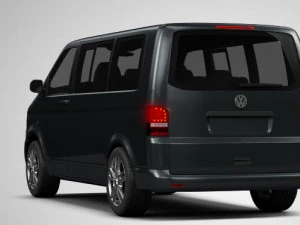 volkswagen transporter t5 multivan 2015 3D Model