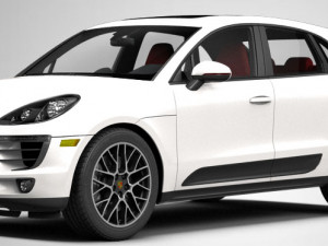 porsche macan gts 2018 hq 3D Модель