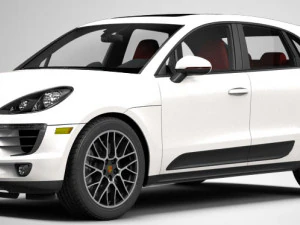 porsche macan gts 2018 hq 3D Model