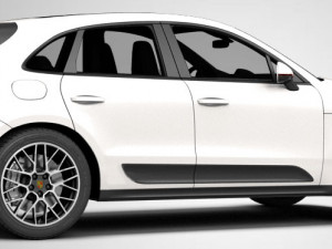 porsche macan gts 2018 hq 3D 模型
