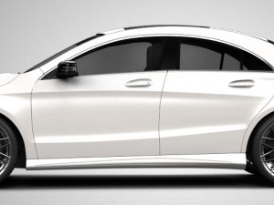 mercedes-benz cla-class c117 amg 2017 hq 3D 模型