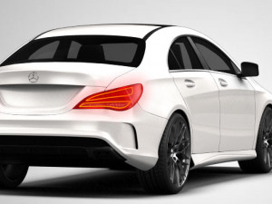 mercedes-benz cla-class c117 amg 2017 hq 3D 模型