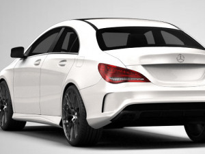 mercedes-benz cla-class c117 amg 2017 hq 3D 模型