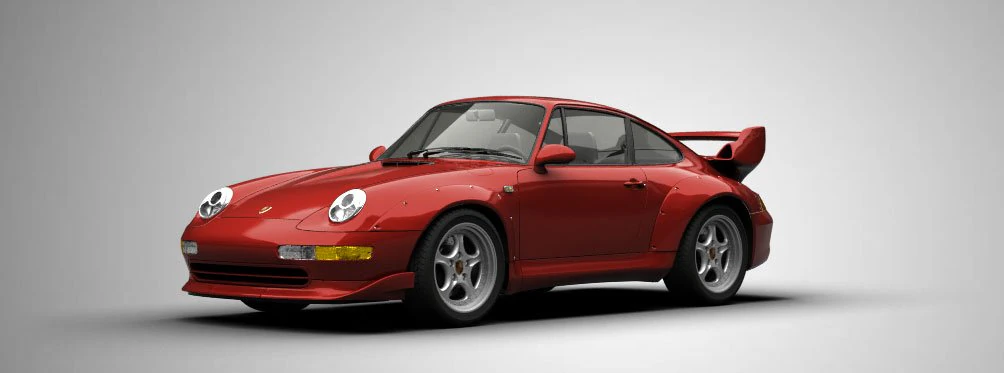 porsche 911 carrera clubsport 1995 3D Model .c4d .max .obj .3ds .fbx .stl .blend 