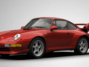 porsche 911 carrera clubsport 1995 Modèle 3D