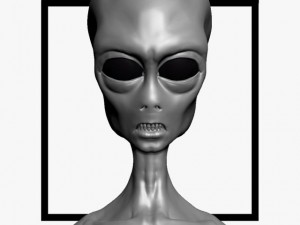 alien grey classic Model 3D