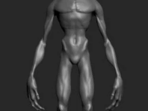 alien grey classic 3D Model