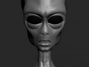 alien grey classic 3D Model