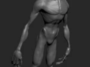 alien grey classic 3D Model