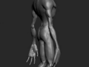 alien grey classic 3D Model