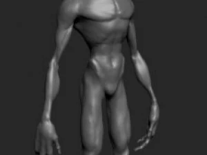 alien grey classic 3D Model