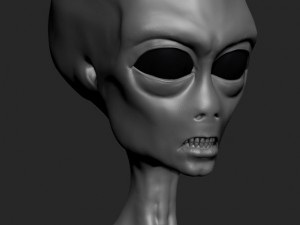 alien grey classic Modelo 3D