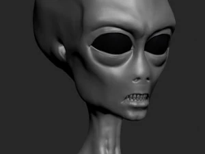 alien grey classic 3D Model