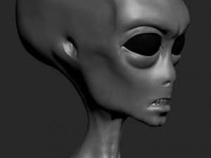 alien grey classic 3D Model