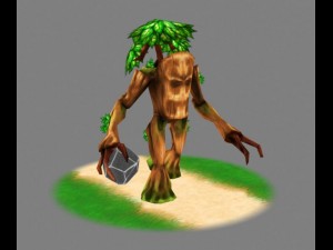 ent lowpoly animated character Model 3D