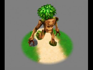ent lowpoly animated character 3D Model