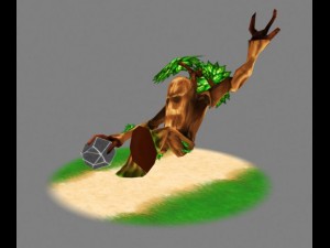 ent lowpoly animated character Model 3D