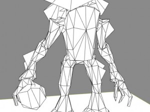 ent lowpoly animated character Model 3D