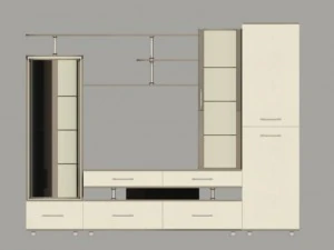 wall for a living room 3D Model