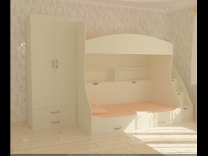 child bed 3D Model