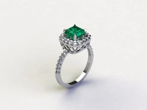 Mashrique-Ringe, Packung mit 2 Ringen 3D Druckmodell