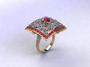 Mashrique-Ring-003 3D Druckmodell