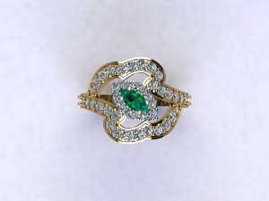 mashrique rings pack 2 rings 3D Print Model