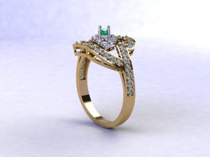 mashrique rings pack 2 rings Model Cetak 3D