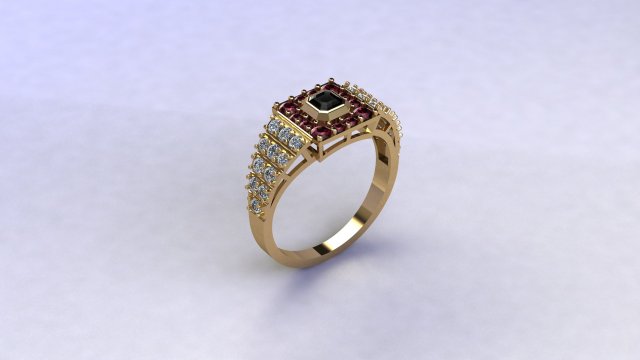 ring m-r 008 3D 打印模型 .c4d .max .obj .3ds .fbx .stl .blend 