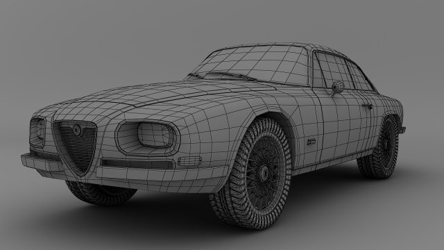 alfaromeo2600sz67 3D 모델 .c4d .max .obj .3ds .fbx .stl .blend 