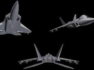 lockheed f22 raptor 3D मॉडल