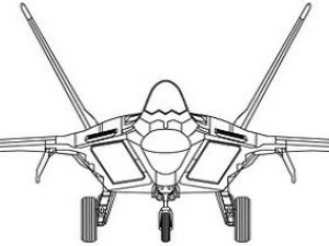 lockheed f22 raptor 3D Model