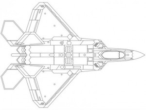 lockheed f22 raptor 3D मॉडल