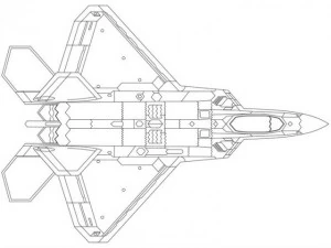 lockheed f22 raptor 3D Model