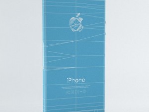 apple iphone 5s gold 3D Модель