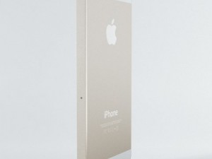 apple iphone 5s gold 3D Модель