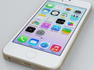 apple iphone 5s gold 3D Модель