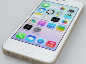 apple iphone 5s gold 3D Model