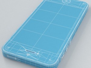 apple iphone 5s gold 3D Модель