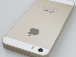 apple iphone 5s gold 3D Модель