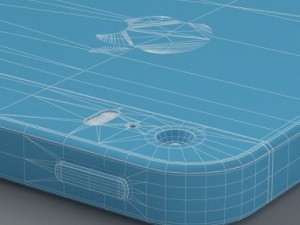 apple iphone 5s gold 3D Модель