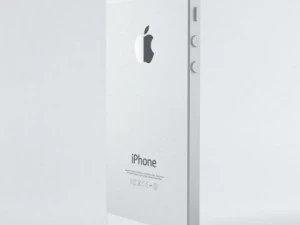 apple iphone 5s silver 3D Model