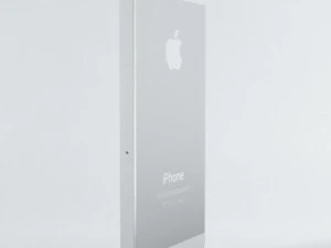 apple iphone 5s silver 3D Model