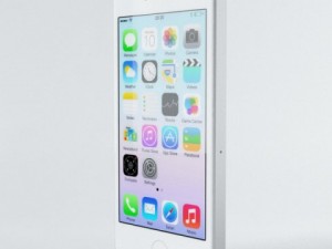 apple iphone 5s silver 3D मॉडल