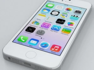 apple iphone 5s silver 3D Model