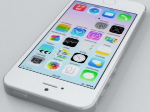 apple iphone 5s silver 3D मॉडल