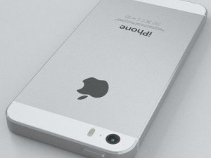 apple iphone 5s silver 3D मॉडल