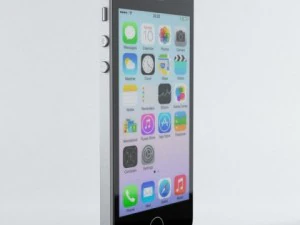apple iphone 5s space grey 3D Model