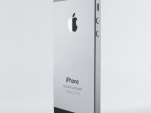 apple iphone 5s space grey 3D 模型