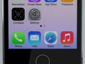 apple iphone 5s space grey 3D Model
